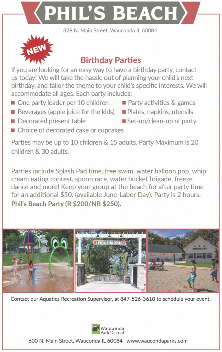 Phil's Beach Wauconda Park District